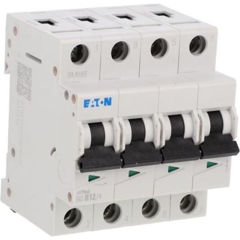 Disjoncteur 4P B 12A 15kA AC FAZ-B12/4 279032
