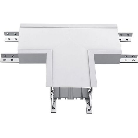V-TAC 14W Samsung Chip Linear Einbau-LED T-förmiger Anschluss Silber Naturweiß