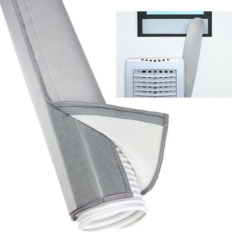 Schutzabdeckung für Klimaanlagenschlauch 150x53CM, Wärmeisolierend und Staubdicht, Kompatibel mit AC-Kanälen von 5 bis 5,9 Zoll-Alovez-WCY (1/5)