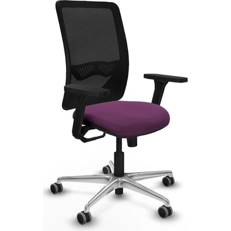 Silla de oficina piqueras y crespo Zulema negro brazos ajustables (1/2)