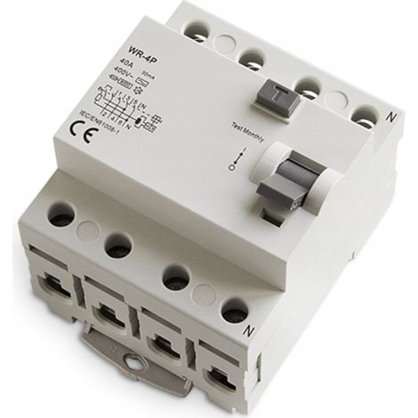 Disjoncteur différentiel iLuve WR 63A/ 30MA/AC 4P 63A 30MA 4P 4M AC 6KA 744601