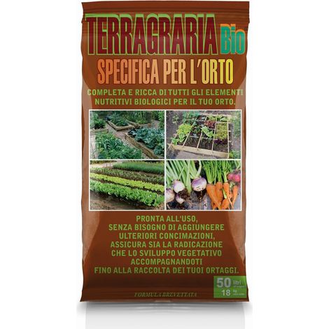 1PZ TERRICCIO PER ORTO TERRAGRARIA BIO lt. 50