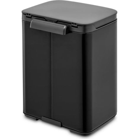 Brabantia Bo poubelle noire mate 4 litres compacte (1/5)