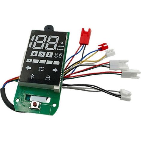Pantalla del tablero del patinete eléctrico compatible con Xiaomi 6, placa de circuito de pantalla del panel de instrumentos con intermitentes, accesorios de repuesto (1/5)
