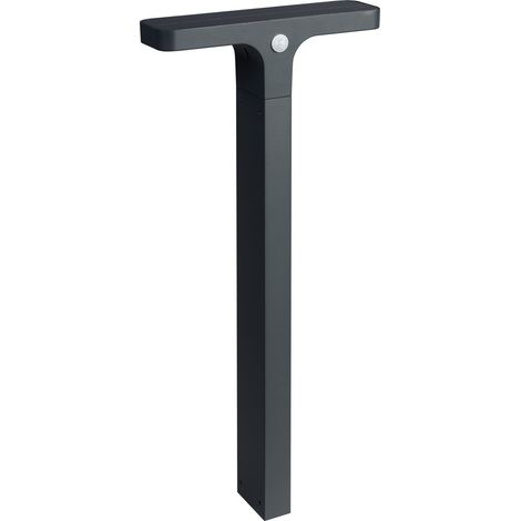 Borne TARIS 2 SOLAR 70cm gris anthracite 3000K 600lm 4W IP65 - EUROPOLE - 68300