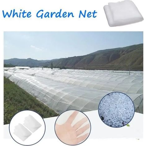 Filet de Protection Anti-Insectes 60 Mailles – 10 x 2,5 m, Pour Plantes et Légumes, Serre et Jardin REPULSIF NUISIBLES POUR LE JAR (1/4)