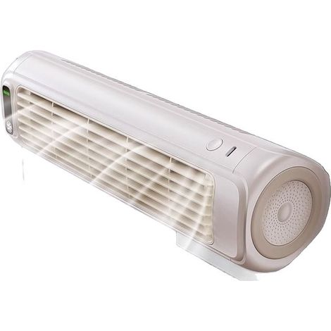Aire acondicionado portátil silencioso de 3 velocidades, enfriador de aire por evaporación para el hogar y la oficina, diseño compacto, blanco (1/4)