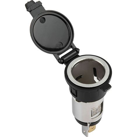 CCYKXA Zigarettenanzünder-Steckdose, 12-24-V-Zigarettenanzünder-Adapter, weibliche Zigarettenanzünder-Steckdose, staubdichter Zigarettenanzünder-Stecker für Auto, Motorrad