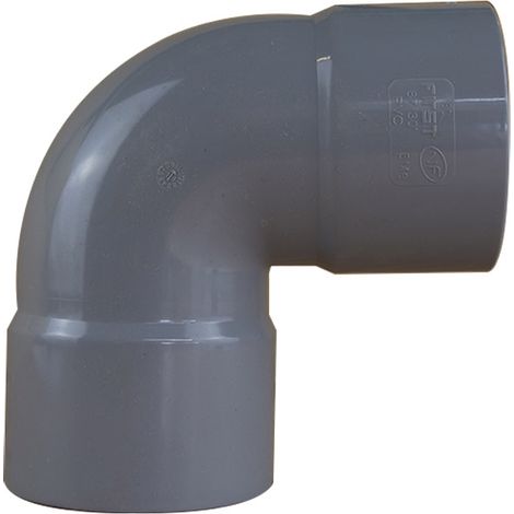 Coude 87°30 PVC FIRST évacuation Femelle-Femelle Ø80 (1/5)