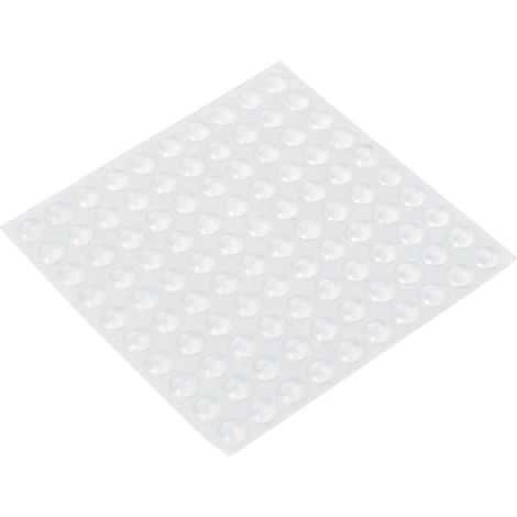 100 coussinets hémisphériques transparents en silicone (1/5)