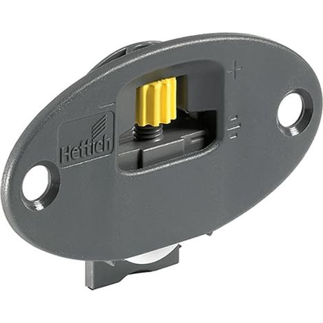 Hettich Laufteil werkzeuglos +/-1,5mm,15kg SlideLine 55 Plus,9115219 gra, unbeh. (1/2)
