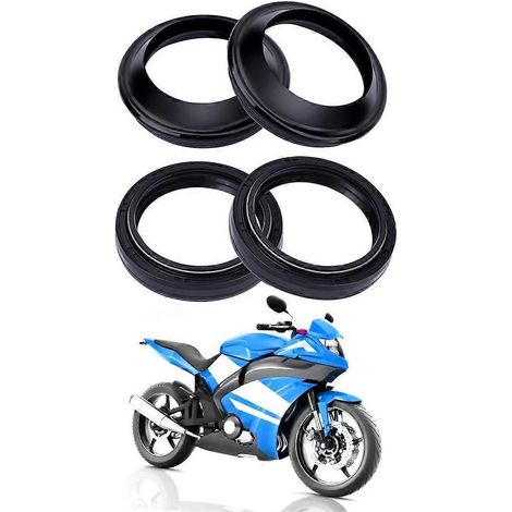 Kit de joints d'étanchéité spi et anti-poussière pour amortisseur de fourche avant 41 mm x 53 mm x 8/10,5 mm pour motos (1/4)