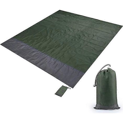 Tapis de pique-nique de poche imperméable, dimensions : 2,1 x 2 m (1/5)