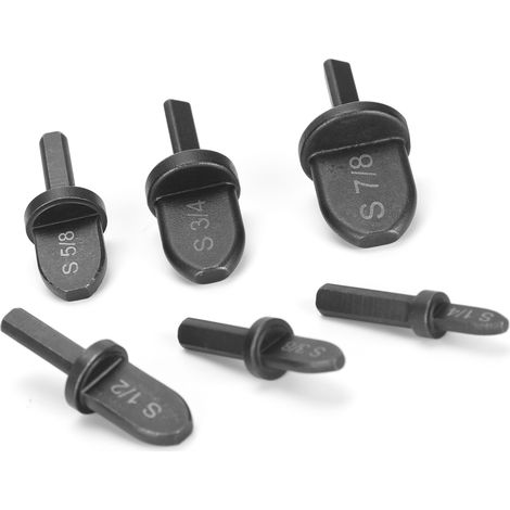 Kit de 6 outils d'expansion de tubes pour perceuse électrique et climatiseur