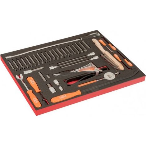 BAHCO - Module 3/3, crochets/grattoir/outil de préhension magnétique/embouts TORX® - 60p