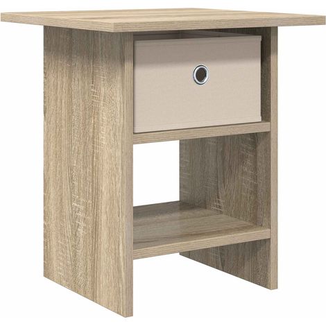 Bedside Table Sonoma Oak 41 x 40 x 45 cm Engineered Wood vidaXL