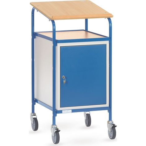 Fetra Rollpult mit Schreibfläche und Stahlschrank (1/3)