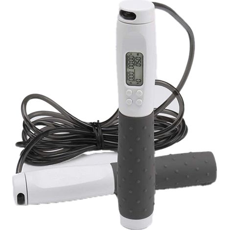 Corde à Sauter - Compteur LCD Réglable - Sans Câble - Pour Adultes et Enfants - 1 Pièce (1/5)