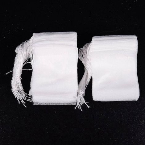1000 sachets de thé vides jetables avec ficelle et papier filtre thermoscellable (1/4)