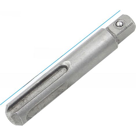 Irovami Adaptateur pour marteau électrique, tête de percussion électrique, tige SDS, manchon de serrage, accessoires d'outils (tige de serrage SDS simple 1/4 60 mm [25 g]) (1/5)