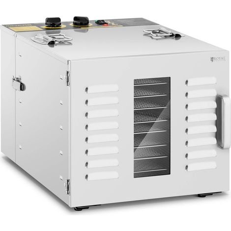 Essiccatore industriale per alimenti, erbe aromatiche, frutta, funghi, 10 ripiani, 1000 W (1/5)