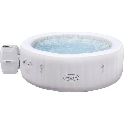 Bestway LED Whirlpool Outdoor für 6 Personen Lay-Z-Spa Paris AirJet Ø 196 x 66 cm Whirlpool (1/2)