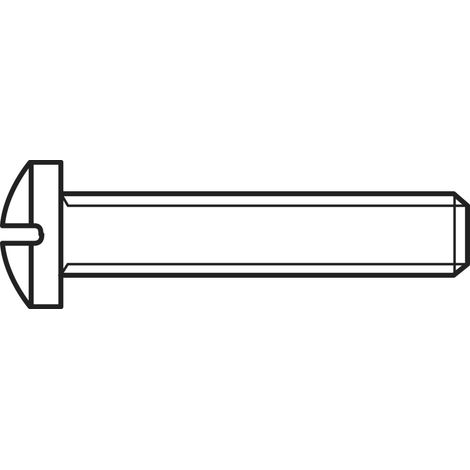 TOOLCRAFT 815470 Linsenschrauben M4 10 mm Kreuzschlitz Phillips DIN 7985 Stahl galvanisch verzink