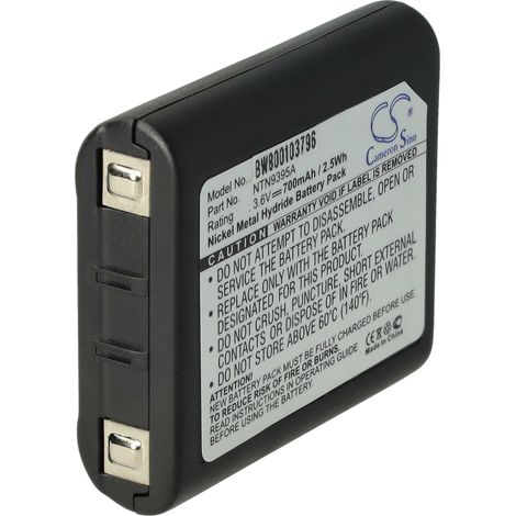 vhbw Batterie compatible avec Motorola Talkabout T460, T260, T200, SX900R, SX900, T400, T280, T265, T260TP radio talkie-walkie (700mAh, 3,6V, NiMH)