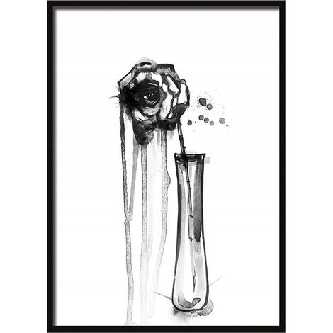 CUADRO, PÓSTER EN MARCO 53x73 cm Jarrón 5 P543 (1/4)