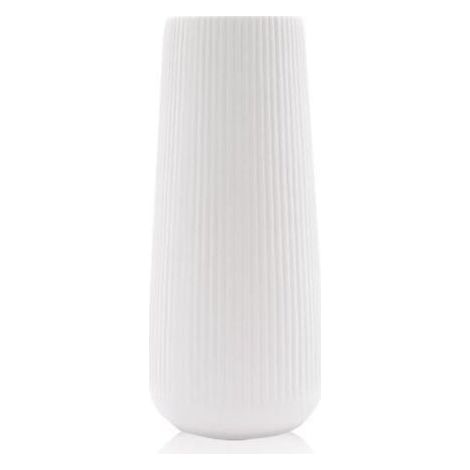 Vase en Céramique Moderne pour Herbes de la Pampa, Fleurs Séchées et Fraîches, Vase Blanc Idéal pour Salon, Chambre à Coucher (1/5)