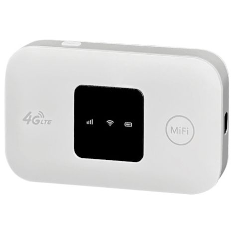 WLAN-Hotspot, tragbares, drahtloses Reisegerät mit einem leistungsstarken 2100-mAh-Akku, sicherer Internetzugang zu Hause oder unterwegs über den SIM-Kartensteckplatz (1/5)