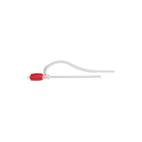 Bomba Manual DP 14 Transparente/Rojo Ideal para Suministro de Combustible