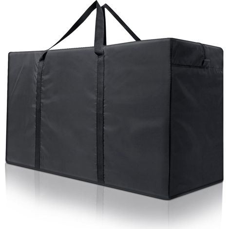Sac De Rangement 180L - 1 Pièce - Oxford 600D - Imperméable - Pour Couettes Et Vêtements - 100x55x33 Cm Noir (1/5)