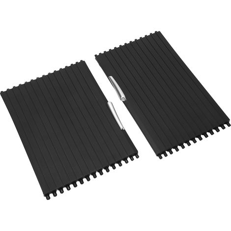 2 Stück Rollo-Abdeckung für Getränkehalter in der Mittelkonsole 51166954943 Ersatz für E70 X5 SAV E71 E72 (1/5)