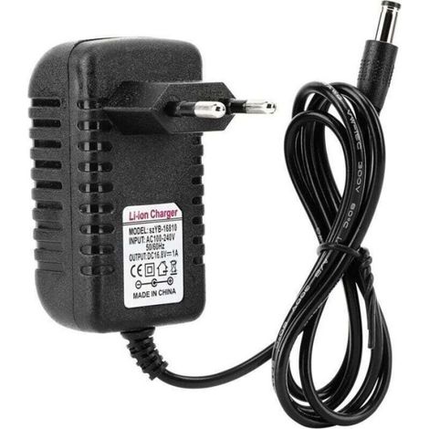 Chargeur universel - ZOR® - Adaptateur 16.8V/1A - Multi tension - Prise UE - Protection avancée - Compatible Li-ION (1/5)