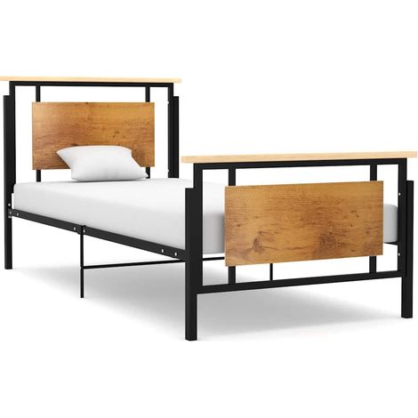 Estructura de cama sin colchón metal 90x200 cm (1/5)