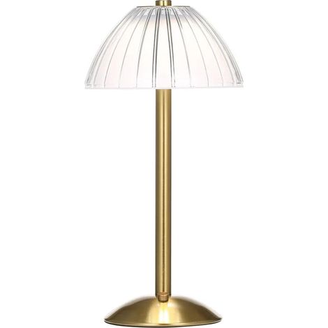 Lámpara de mesilla LED inalámbrica, táctil, personalizable y recargable, ideal para restaurantes y bares. Brillo ajustable con 3 temperaturas de color. Función de luz nocturna. (1/5)