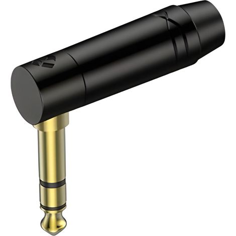 Connettore jack stereo da 6,3 mm Roxtone RJ3RPP-NS-BG (1/3)