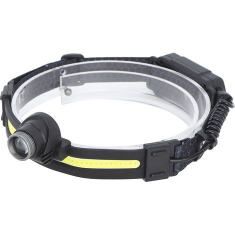 LED-Stirnlampe mit Sensor, ultrahelle Outdoor-Stirnlampe, wasserdicht und wiederaufladbar zum Angeln und Laufen. (1/5)