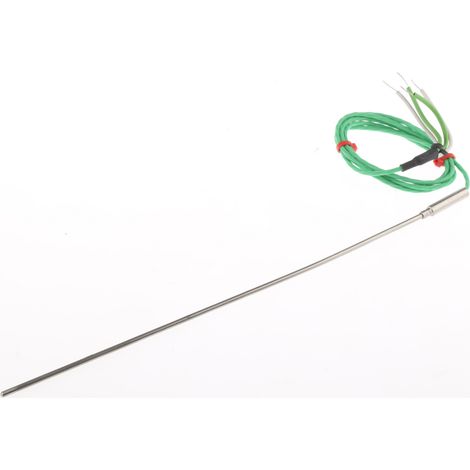 Thermocouple type K Ø 3mm, L 250mm, +1100°C max à Câble ( Prix pour 1 )