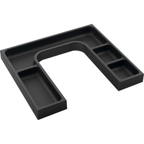 Sapho - Organizer da cassetto Lindo 372x36x323 mm, antracite LD001 (1/4)