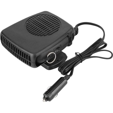 Dégivreur de Chauffage Portable 12V, Voiture 12V 150W Déchargeur de Dégivreur de Ventilateur de Céramique Chauffant Chauffant 2 en 1 en Céramique (1/4)