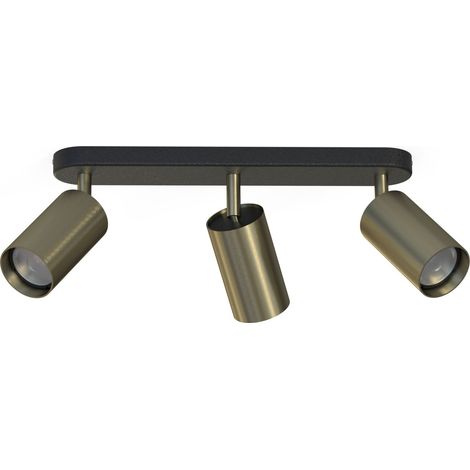 Spot Messing 3-flmg Flur Treppe Leuchte EYE