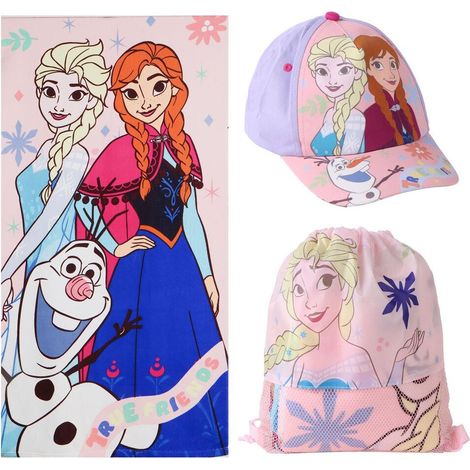 TOALLA SET SAQUITO FROZEN