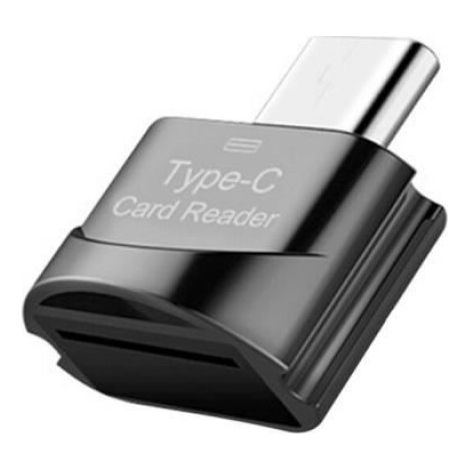 Hub USB,Adaptateur USB 3.1 Type C vers TF,lecteur de carte OTG,téléphone portable,carte mémoire- Black 1 Pcs