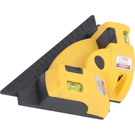 Niveau à lumière bleue Osram LV-01BL, niveau d'angle à lumière bleue, ligne de sol à lumière bleue, niveau dédié à la pose de dalles à angle droit, niveau multifonctionnel de haute précision (1/5)
