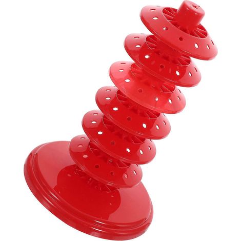 Présentoir à sucettes et cake pops, rouge, 22,5 x 13,5 x 13,5 cm, vendu à l'unité. (1/5)