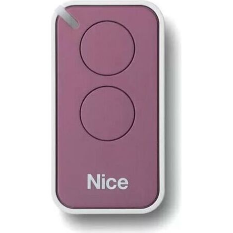 Émetteur de télécommande 2 canaux INTI2L – Fréquence 433,92 MHz – Portée extérieure de 150 m – Alimentation par pile CR2032 – Compatible avec NICE FLOR-S1/S2/S4 (1/3)