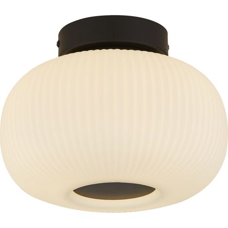 LUMINA 1LT CEILING Plafonnier AVEC VERRE GIVRE NERVURE (1/5)