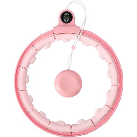 FH02 HULA HOP ROSA CON PESI + CONTATORE